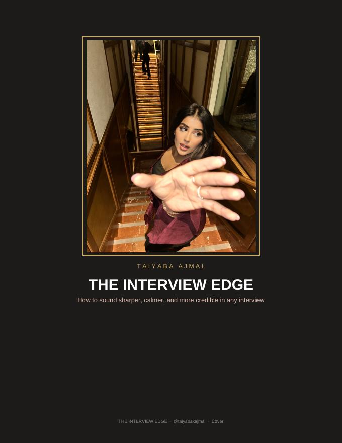 The Interview Edge cover